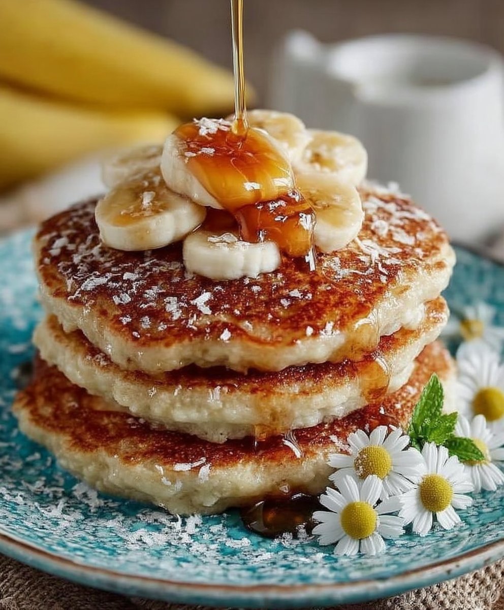 Fluffy Banana Pancakes